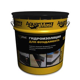 Мастика битумная Технониколь AquaMast для фундамента Мастика битумная Технониколь AquaMast для фундамента