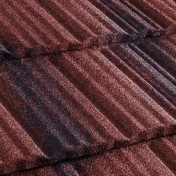 Черепица композитная Metrotile MetroShake Ii красно-черная