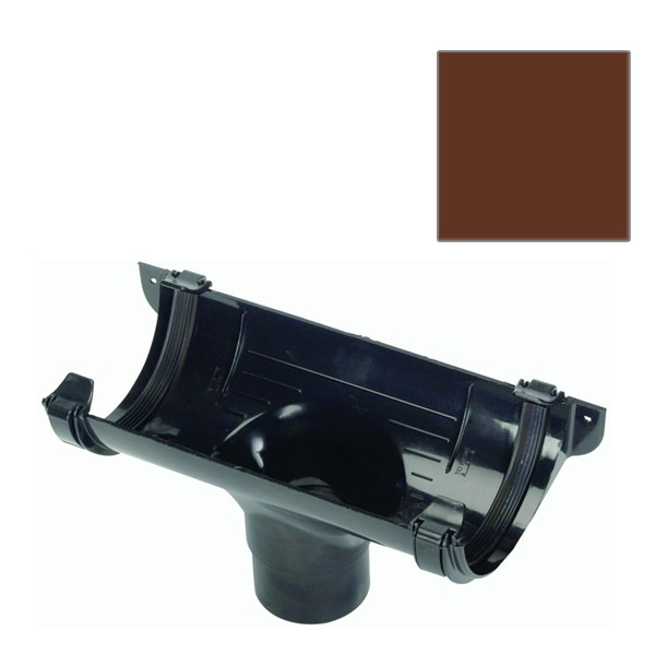 Воронка желоба Hunter 125 125/90 коричневый Воронка желоба Hunter 125 125/90 коричневый