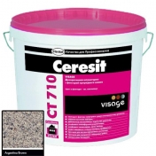 Штукатурка декоративная Ceresit Ct 710 Visage Гранит Argentina Brown