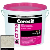 Штукатурка декоративная Ceresit Ct 710 Visage Гранит Panama Cream