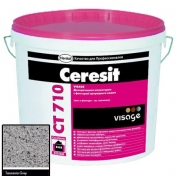 Штукатурка декоративная Ceresit Ct 710 Visage Гранит Tanzania Grey