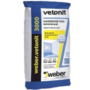 Пол наливной weber.vetonit 3000 25 кг 48 шт/под
